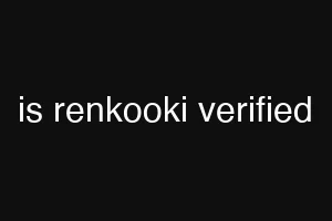 is renkooki verified
